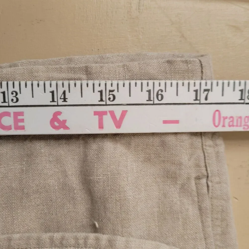 Quickreflex Linen Loose Fit Drawstring Waist Pants Medium Khaki 34X34 Light Weig